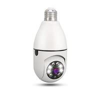 caméras de sécurité sans fil à 360 degrés pour l'extérieur,Caméra de sécurité à ampoule, 1080p sans fil panoramique intelligente HD vision nocturne caméra de surveillance pour la maison