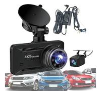 Caméras De Voiture - 4K Vision Enregistreur De Stationnement sans Fil,170 Degrés Grand Angle Caméra De Véhicule - pour Véhicule Camion Enregistrement De Stationnement Sécurité Voyage