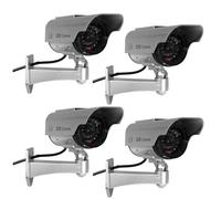 4x Caméra Factice Diode Solaire Clignotante Dummy Camera