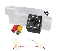 Caméras Recul Caméra Recul HD HS096 pour Peugeot 508 Berline SW RXH 208 301 307 308 407 408 2008 3008 Caméra De Recul(8 LED Dynamic Track)