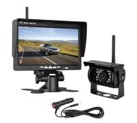 Caméras Recul Voitures Moniteur De Voiture avec Écran LCD TFT De 7 Pouces, Caméra De Sauvegarde sans Fil, for Bus Et Voiture, Caméra De Surveillance À Domicile