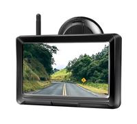 Caméras Recul Voitures Moniteur De Voiture sans Fil IPS 1080P, 5 Pouces, Caméra De Recul, Kit De Conduite avec Signal Numérique Stable, Stationnement Automatique(AW50 n 2 AW07 Cam)