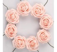 Camerazar Bouquet décoratif rose - 25 roses artificielles