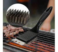 Camerazar Brosse en acier inoxydable pour le nettoyage des grilles et du four avec raclette