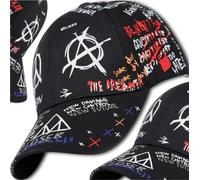 Camerazar Casquette de baseball avec lettrage graffiti, noire, taille universelle