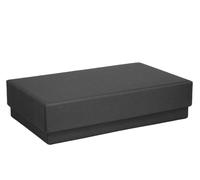 Camerazar Élégant coffret cadeau noir pour grand portefeuille