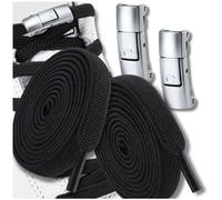 Camerazar Lacets universels élastiques noirs sans attaches