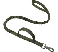 Camerazar Laisse tactique pour chien avec poignée corde en nylon vert
