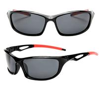 Camerazar Lunettes de conduite polarisantes universelles, noires, résistantes aux rayures, avec protection UV