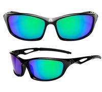 Camerazar Lunettes de conduite sportives polarisantes universelles, miroirs, vertes