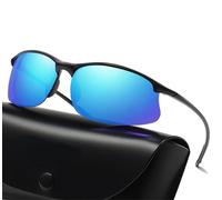 Camerazar Lunettes de conduite universelles polarisantes bleues pour le sport avec miroir