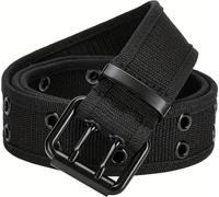 Camerazar Tactical Military Belt SURVIVAL Unisex, Noir, Polypropylène Nylon, 120x3.7 cm