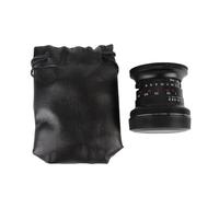 Camerie Lens 12mm F2.0 Focus Manuel de Grande Ouverture pour L'objectif APS-C pour R7 R10 R50 R100 RP R5 R6 (Black)