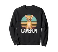Cameron - Beau nom de garçon avec Un Lion Mignon Sweatshirt