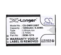 Cameron Sino Batterie de rechange pour DEM K32RF, PAR-120 PN : DEM DEM-1274, DEM-1280 1200 mAh / 4,44 Wh