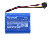 Cameron Sino Batterie de rechange pour Ecovacs WA30, WA50, Winbot X, Winbot X WA30, Winbot X WA50 PN : Ecovacs 10002221, S07-Li-222-3000 2600 mAh / 57,72 Wh 22,20 V