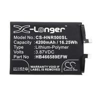 Cameron Sino Batterie de rechange pour Honor 50 Lite, NTN-L22, NTN-LX1, NTN-LX3, Nova 8i, NEN-L22, NEN-LX1 PN:Honor HB466589EFW 4200 mAh / 16,25 Wh