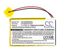 Cameron Sino Batterie de rechange pour Palm Tungsten E PN:Palm UP383562A A6 1250 mAh / 4,63 Wh