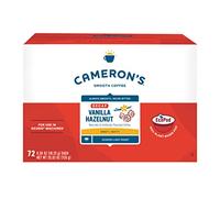 Cameron's Coffee Lot de 72 capsules aromatisées décaféinées Vanille Noisette