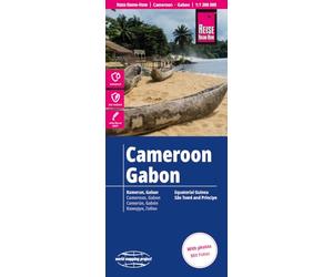 Cameroon - Gabon Map 1:1,300,000 scale: Waterproof and tear resistant