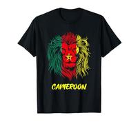 Cameroun Amoureux Maison Lion Drapeau Cameroun T-Shirt