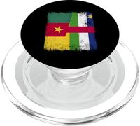 Cameroun République Centrafricaine Demi Drapeau Voiture camerounaise PopSockets PopGrip pour MagSafe