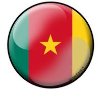 Cameroun Rond - 15x15cm - Sticker/Autocollant