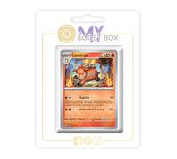 Camérupt 032/197 Reverse - Myboost X Écarlate et Violet 3 Flammes Obsidiennes - Coffret de 10 Cartes Pokémon Françaises