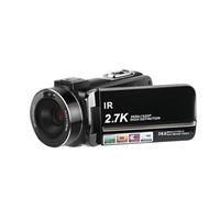 Caméscope 2.7K / 36MP / zoom 16x / vision nocturne IR 7 parties Noir