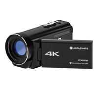 AgfaPhoto Caméscope Realimove CC4000W Étanche 4K Écran tactile 3'' Zoom 18x Photo 24MP Noir