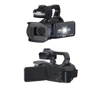 Caméscope 64MP 4K UHD avec Zoom 18x, écran Tactile 4 Pouces etNocturne IR, Caméra Polyvalente avec WiFi, Télécommande 2,4 G, Prend en Les Appareils Externes, pour Capturer
