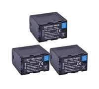 Caméscope À Batterie SSL-JVC50 JVC70, Compatible avec Les Modèles JVC Suivants : GY-HMQ10, LS300, HM200, HM600, HM600EC, HM650 Et HM250(3 JVC70 Batteries)