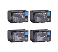 Caméscope À Batterie SSL-JVC50 JVC70, Compatible avec Les Modèles JVC Suivants : GY-HMQ10, LS300, HM200, HM600, HM600EC, HM650 Et HM250(4 JVC50 Batteries)