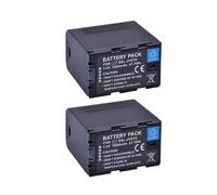 Caméscope À Batterie SSL-JVC50 JVC70, Compatible avec Les Modèles JVC Suivants : GY-HMQ10, LS300, HM200, HM600, HM600EC, HM650 Et HM250(2 JVC70 Batteries)