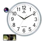 Caméscope Horloge Murale 1080P Capteur Mouvement Caméra Espion Invisible WiFi YONIS