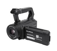 Caméscope Numérique 2.7K 48MP Écran Tactile Rotatif 4 Pouces Zoom Hybride | Corps Compact ABS et PC Stabilisation Électronique d'Image Zoom Numérique 16X Lumière d'Appoint Intégrée Batterie Lithium