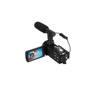 Caméscope Numérique, 30MP, Rotation de 270°,Anti-vibrations, Microphone externe-Noir