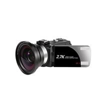 Camescope Numerique, Caméscope Vlog extérieur 2.7K for la photographie enregistreur vidéo Zoom 16X rotation écran tactile Selfie appareil photo numérique usage domestique(16G SD Card,NA-U800-LO)