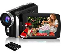 Caméscope numérique Full HD de 2,8 pouces 1080P 24 P noir gris