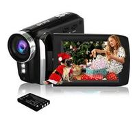 Caméscope numérique Full HD de 2,8 pouces 1080P 24 P noir gris