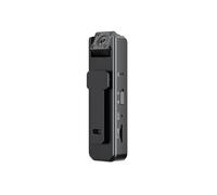 Caméscope portable haute résolution compact stabilisé d'image idéal pour le vlogging de voyage ainsi que pour une utilisation quotidienne (noir, 7,5 x 2,5 x 1 cm)