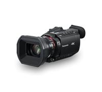 Caméscope Professionnel 4K avec Objectif Grand Angle de 25 mm en Noir