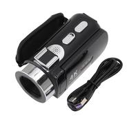 Caméscope vidéo 4K, caméra vidéo numérique HD WiFi 64 MP 3 Pouces avec lumière de Remplissage LED et câble de données, caméra à écran Rotatif pour Les Voyages