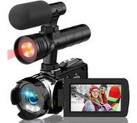Caméscope Vidéo 4K UHD 48 MP IR Version Nuit noir Noir G