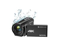 CaméScope VidéO 4K Ultra HD 56MP 30FPS Vlogging Camera, CaméRa VidéO éTanche à Zoom NuméRique 18X pour YouTube