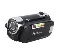 Caméscope Vidéo Numérique Portable, Rotation Full HD 16X Caméscope Numérique Haute Définition Caméra Vidéo DV, Mini Caméra Vidéo à Rotation de 270 Degrés (Black)