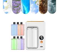 Camic Automatic Aromatherapy Diffuser, Wall Mounted Essential Oil Diffuser, Aromatherapy Machine Automatically Sprays Fragrance, Upgrade Rechargeable 5 Modes Aromatherapy Diffusers (6PCS)