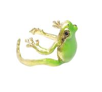 Camic Latest-Tree Frog Ring, Adjustable Tree Frog Ring, Vintage Cute Animal Finger Ring, Personalized Open Adjustable Couples Rings, Cute Frog Stuff for Girls Women (2 stuck-green)
