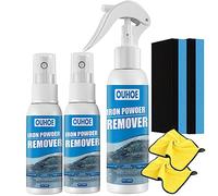Camic OUHOE Iron Powder Remover, Car Rust Removal Spray for Car, Rust Inhibitor Derusting Spray, for Rust Removal of Various Metal Automobile (3p-30ml+100ml)
