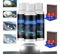 Camic Powerful Advance Headlight Repair Agent, Car Headlight Repair Fluid, Innovative Headlight Repair Polish, Lenspro Headlight Repair Polish, Head Light Lens Restore Kit (30ML,3PCS)